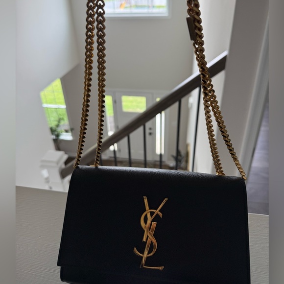 Small Kate YSL crossbody in grained leather. Barely used!! Purchased from Saks. - Picture 3 of 7